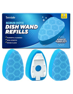 Recambios de esponja Semiale para varitas de fregado 3pcs