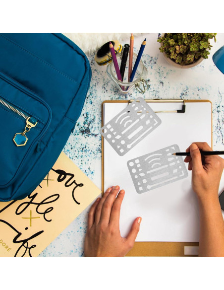 Escudo de Borrado Gadpiparty de Acero Inoxidable 9.1x5.2 cm