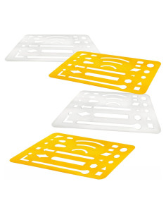 Escudo de Borrado KR. LIF 4-Pack Plantillas Transparentes