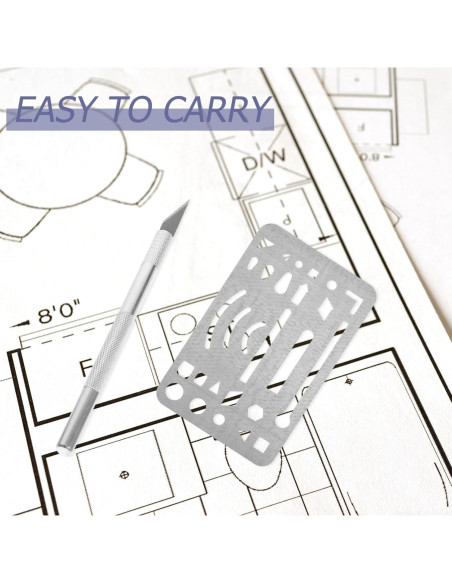 Escudo de Borrado Gadpiparty de Acero Inoxidable 9.1x5.2 cm