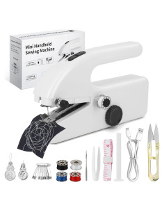 Máquina de Coser Portátil Sin Cable MPSM-G Compacta 375 PPM