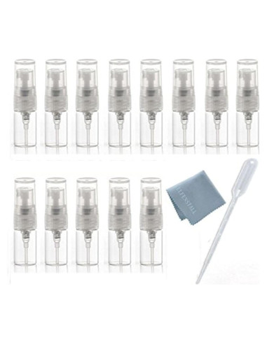 10 Botellas de Vidrio Spray 2ml Elfenstall para Perfume