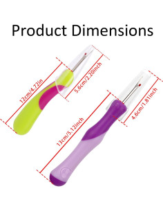 Desgarrador de Costuras Fukaisu 2 Piezas con Tapa de Seguridad 2