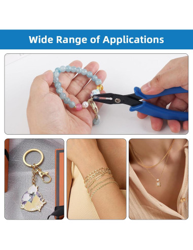 Alicates para Anillos Divididos URSKYTOUS - Azul Ergonomico