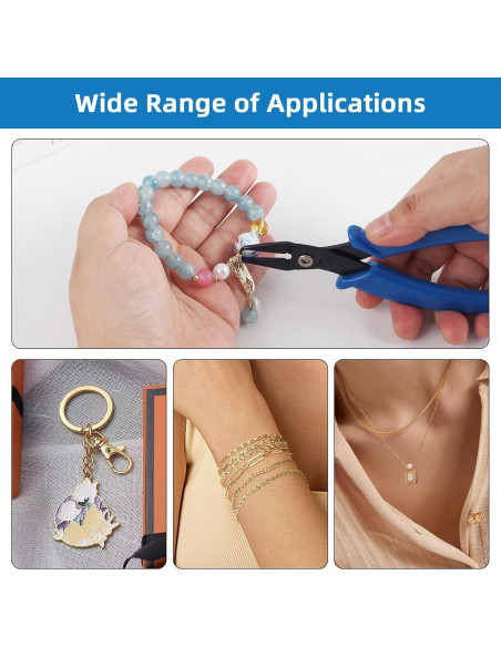 Alicates para Anillos Divididos URSKYTOUS - Azul Ergonomico