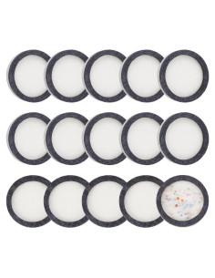 Tableros de Fieltro para Beading BENECREAT 15 Pcs 39mm Gris