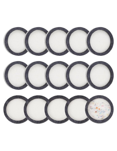 Tableros de Fieltro para Beading BENECREAT 15 Pcs 39mm Gris