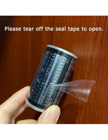 4 Rollos Cinta Washi Patrón Filmstrip QILANJO 2m x 5-7cm