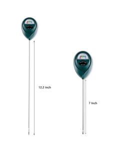 Medidor de Humedad del Suelo Tennedriv Verde - Paquete de 2 2