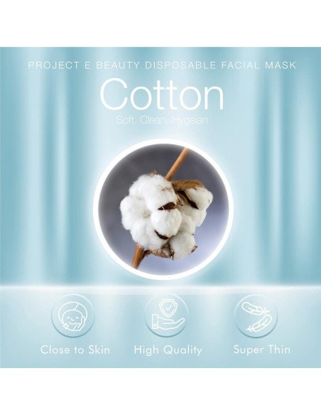 Mascarillas Faciales Comprimidas Project E Beauty - 100 Piezas Mascarillas Faciales Comprimidas Project E Beauty - 100 Piezas