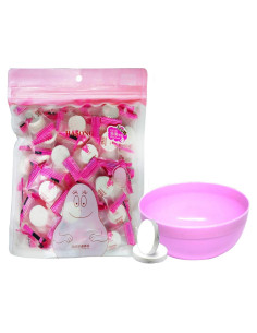 100 Máscaras Faciales Comprimidas Jeanssar + Tazón Gratis