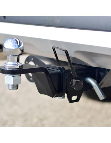 12 Pasadores de Bloqueo Negro Worldity 10.8 cm Acero al Carbono