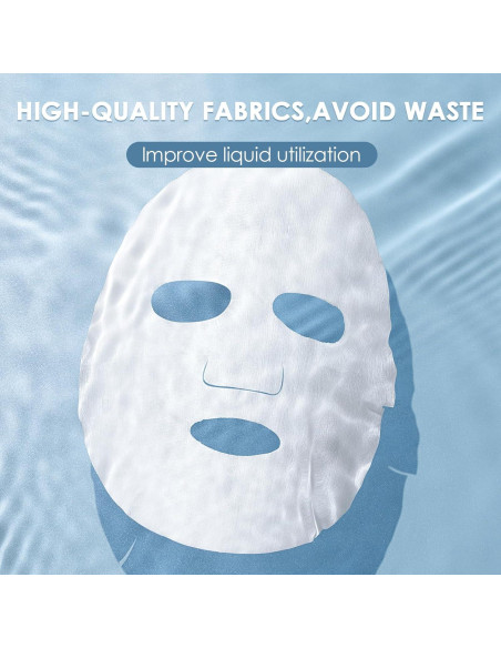 Paquete de 100 Hojas de Máscara Facial Comprimida Adorila Paquete de 100 Hojas de Máscara Facial Comprimida Adorila