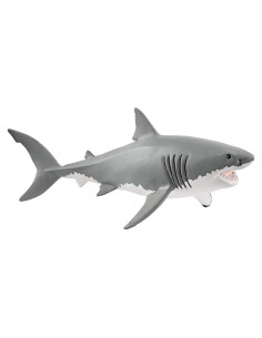 Figura de tiburón blanco Schleich Wild Life 17.7 cm - Juguete educativo