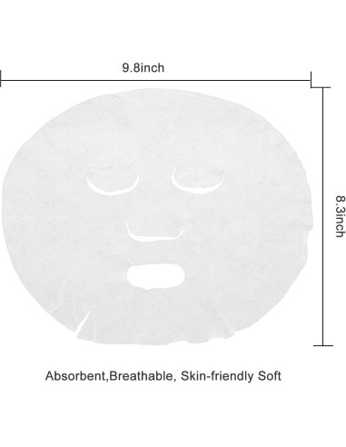 100 Máscaras Faciales Comprimidas Jeanssar + Tazón Gratis