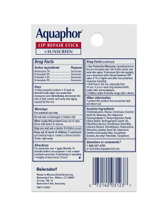 Conjunto Balsamo Labial Aquaphor SPF 30 4.8g x 4 Unidades 2