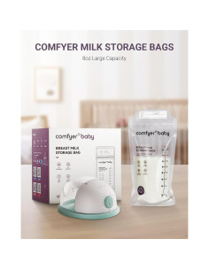 150 Bolsas Almacenamiento Leche Materna 240ml Sin Fugas 2