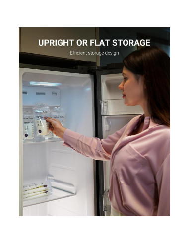 150 Bolsas Almacenamiento Leche Materna 240ml Sin Fugas