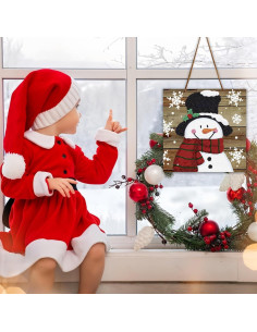 Kit de Pintura de Diamante Muñeco de Nieve 40x19 cm - Bulerrylulu 2