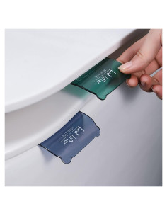 Juego de 2 Elevadores de Mango de Asiento de Inodoro Juroicessry Azul y Verde 70x60mm