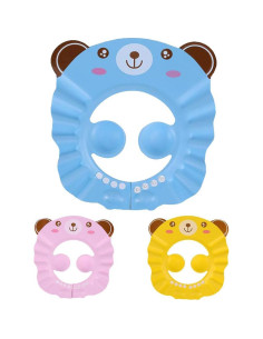 Gorro de Ducha para Bebés Pineeseatile Rosa Ajustable 29x14 cm 2