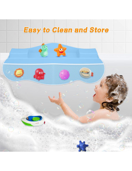 Almohadilla de Reposabrazos Dollox para Baño de Bebé - Azul