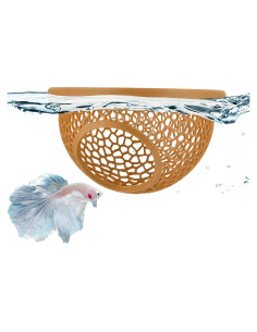 Escondite Flotante para Betta Sicutoz - Cueva y Hamaca 6.8cm