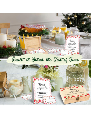 Juego de cápsula del tiempo DEANHOT 52 piezas con fresas