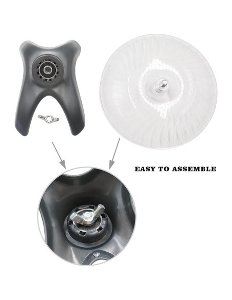 Juguete de Rueda para Cangrejos Ermitaños Oooct 10.5x7.5x8.5cm