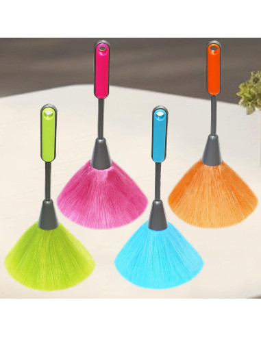 Paquete de 4 Plumeros de Microfibra HDongany 25.4cm - Colores