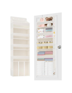 Organizador de Pañales sobre la Puerta TAHAVICE Beige 145x38cm