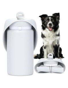 Botella de Agua para Perros PET Hous 0.55L Plegable Gris