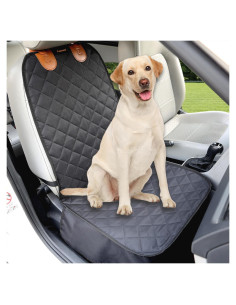 Cubierta de Asiento Frontal para Perros Puptoceed PUPFRT02P - Impermeable y Antideslizante