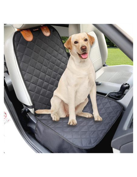 Cubierta de Asiento Frontal para Perros Puptoceed PUPFRT02P - Impermeable y Antideslizante