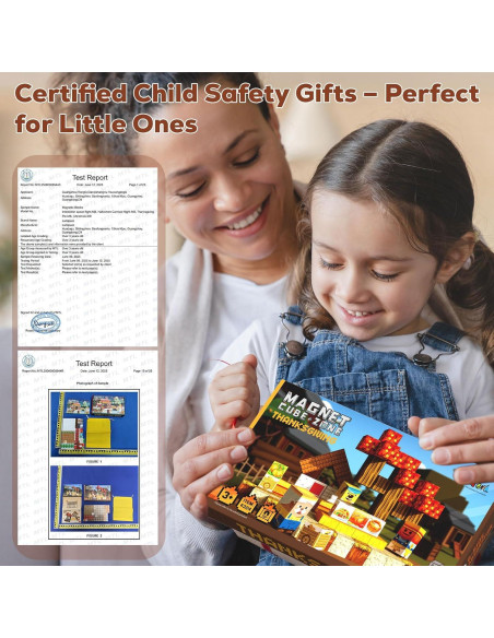 Bloques Magnéticos de Acción de Gracias 100 Piezas Larkipuzz Bloques Magnéticos de Acción de Gracias 100 Piezas Larkipuzz