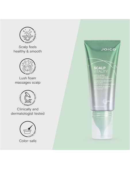 Exfoliante Espumoso Joico 177 ml para Cuero Cabelludo Saludable