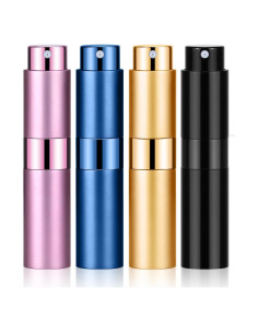 4 Botellas Atomizador de Perfume Recargable 8ml QMOEH