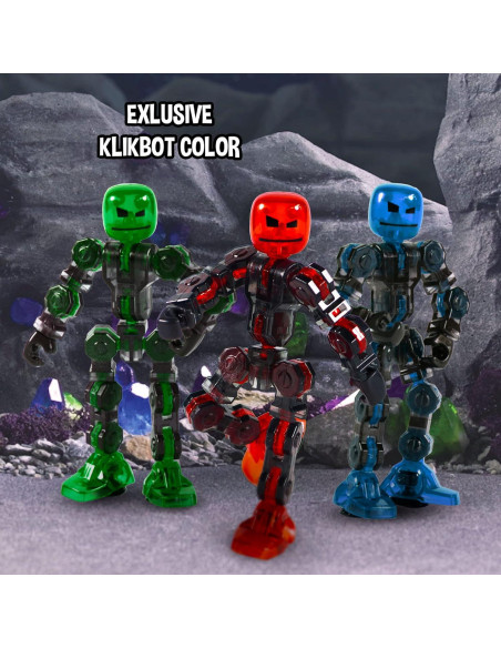 Klikbot Megabots Zing - Paquete de 3 Figuras de Juguete