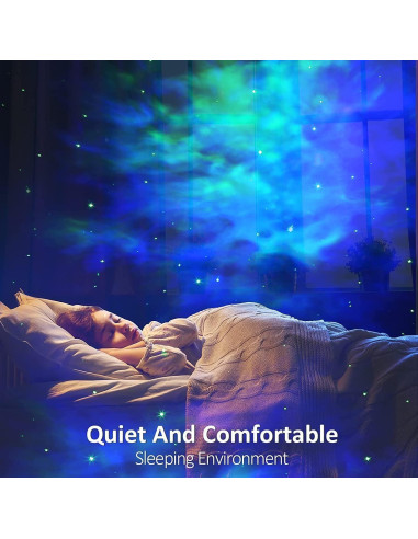 Proyector de Estrellas Astronauta Meixinsi, Luz Nocturna 3D