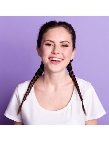 Set de 100 Gomas y Pinzas para el Cabello Negras Yuxung