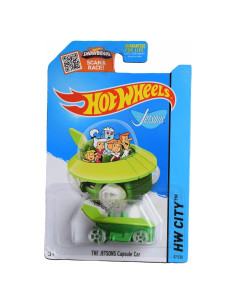 Hot Wheels Coche Cápsula Los Jetsons 16.99x15.49cm
