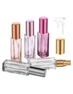 Segbeauty 5 Botellas de Perfume Reutilizables 10ML Viaje