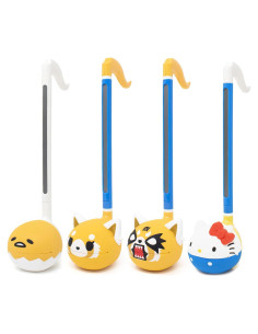 Otamatone Sanrio Edición Especial - 4 Piezas Hello Kitty, Aggretsuko, Gudetama