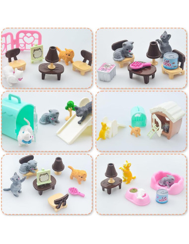 Juego de Imaginación para Niños Iselyn - 48 Piezas de Gato