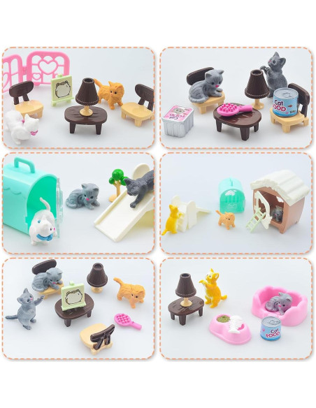 Juego de Imaginación para Niños Iselyn - 48 Piezas de Gato Juego de Imaginación para Niños Iselyn - 48 Piezas de Gato