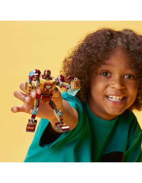 LEGO Marvel Mech de Iron Man 76203 - 130 Piezas, 7 Años+ LEGO Marvel Mech de Iron Man 76203 - 130 Piezas, 7 Años+