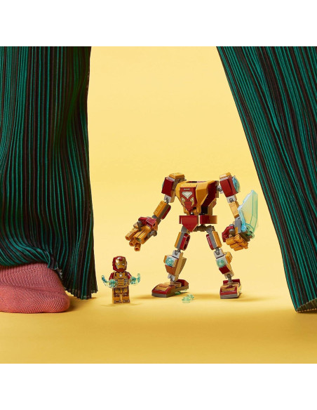 LEGO Marvel Mech de Iron Man 76203 - 130 Piezas, 7 Años+ LEGO Marvel Mech de Iron Man 76203 - 130 Piezas, 7 Años+