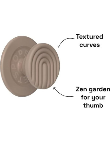 PopSockets Agarre Magnético para Teléfono MagSafe Latte