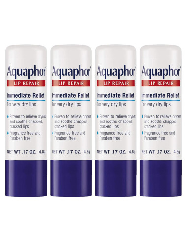 Bálsamo Labial Aquaphor Hidratante Sin Fragancia 4.8g x 4