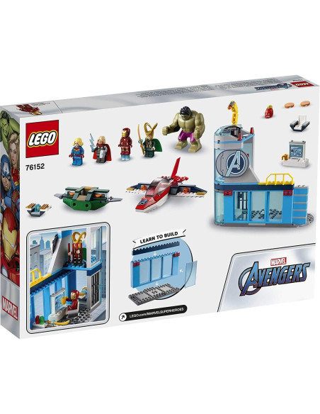 LEGO Marvel Avengers Wrath of Loki 76152 - Juguete de Construcción 223 Piezas LEGO Marvel Avengers Wrath of Loki 76152 - Juguete de Construcción 223 Piezas